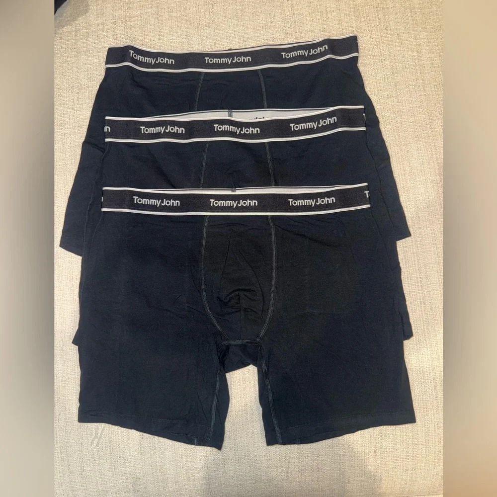 Tommy John Set of 3 Essential Cool Boxer Brief | Large